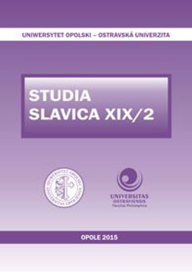 Obrazek Studia Slavica  z. XIX/2