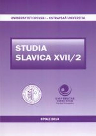 Obrazek Studia Slavica z. XVII/2