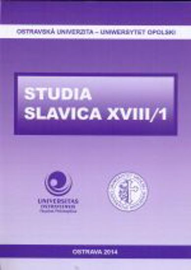 Obrazek Studia Slavica z. XVIII/1