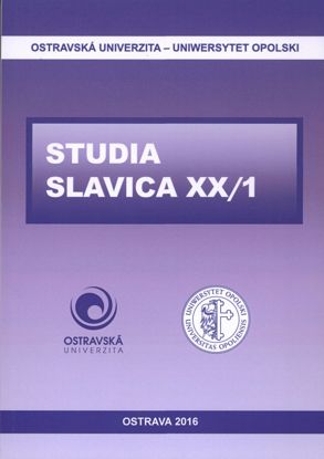 Obrazek Studia Slavica z. XX/1