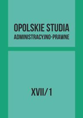 Obrazek Opolskie Studia Administracyjno-Prawne XVII/1