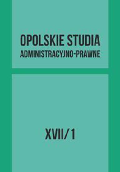 Obrazek Opolskie Studia Administracyjno-Prawne XVII/1