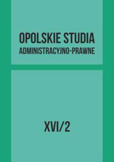 Obrazek Opolskie Studia Administracyjno-Prawne XVI/2