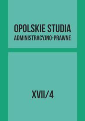 Obrazek Opolskie Studia Administracyjno-Prawne XVII/4