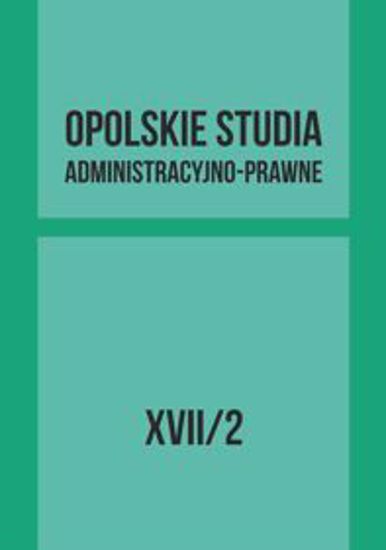Obrazek Opolskie Studia Administracyjno-Prawne XVII/2