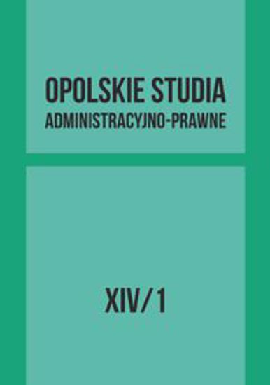 Obrazek Opolskie Studia Administracyjno-Prawne XIV/1