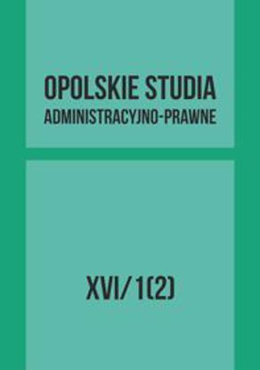 Obrazek Opolskie Studia Administracyjno-Prawne XVI/1[2]