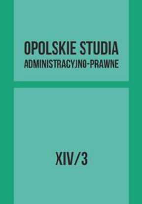 Obrazek Opolskie Studia Administracyjno-Prawne XIV/3