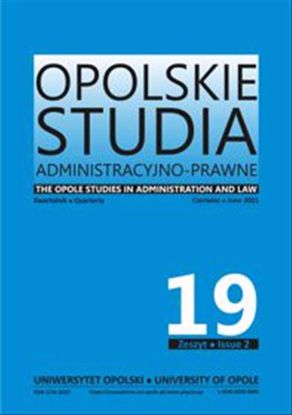 Obrazek Opolskie Studia Administracyjno-Prawne 19, z. 2