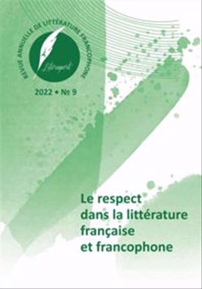 Obrazek Literaport Revue annuelle de la littérature francophone. No 9: Le respect dans la littérature française et francophone 