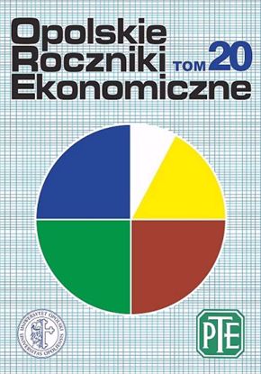 Obrazek Opolskie Roczniki Ekonomiczne t. XX
